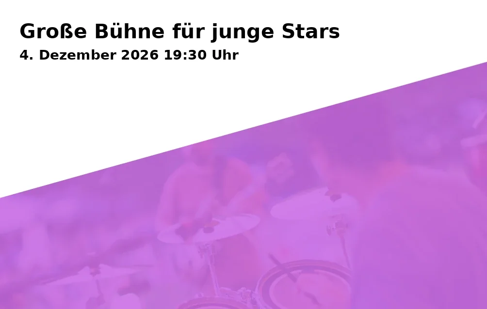 Event: A Great Stage for Young Stars in Wilhelm-Staab-Straße 10-11, 14467 Potsdam on 4. December 2026