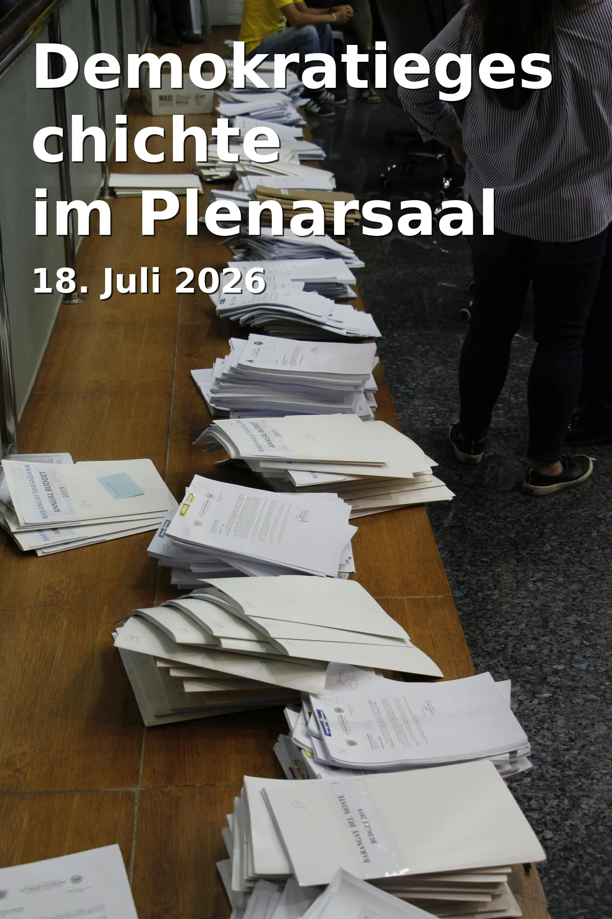 Event: Demokratiegeschichte im Plenarsaal in World Conference Center Bonn on 18. Juli 2026