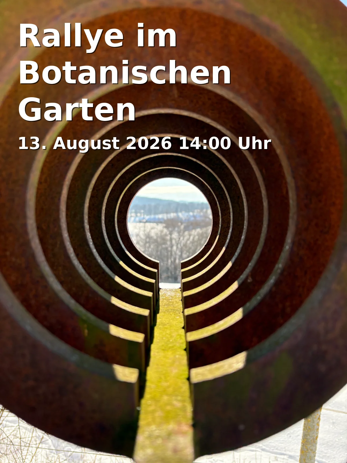 Event: Rallye im Botanischen Garten in Haus der Jugend, Reuterstraße 100, 53113 Bonn on 13. August 2026
