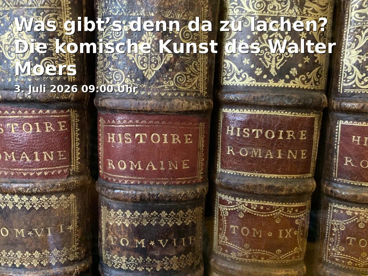 Was gibt’s denn da zu lachen? Die komische Kunst des Walter Moers