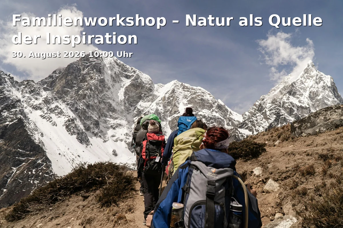Event: Familienworkshop – Natur als Quelle der Inspiration in Haus der Natur, An der Waldau 48, 53127 Bonn on 30. August 2026