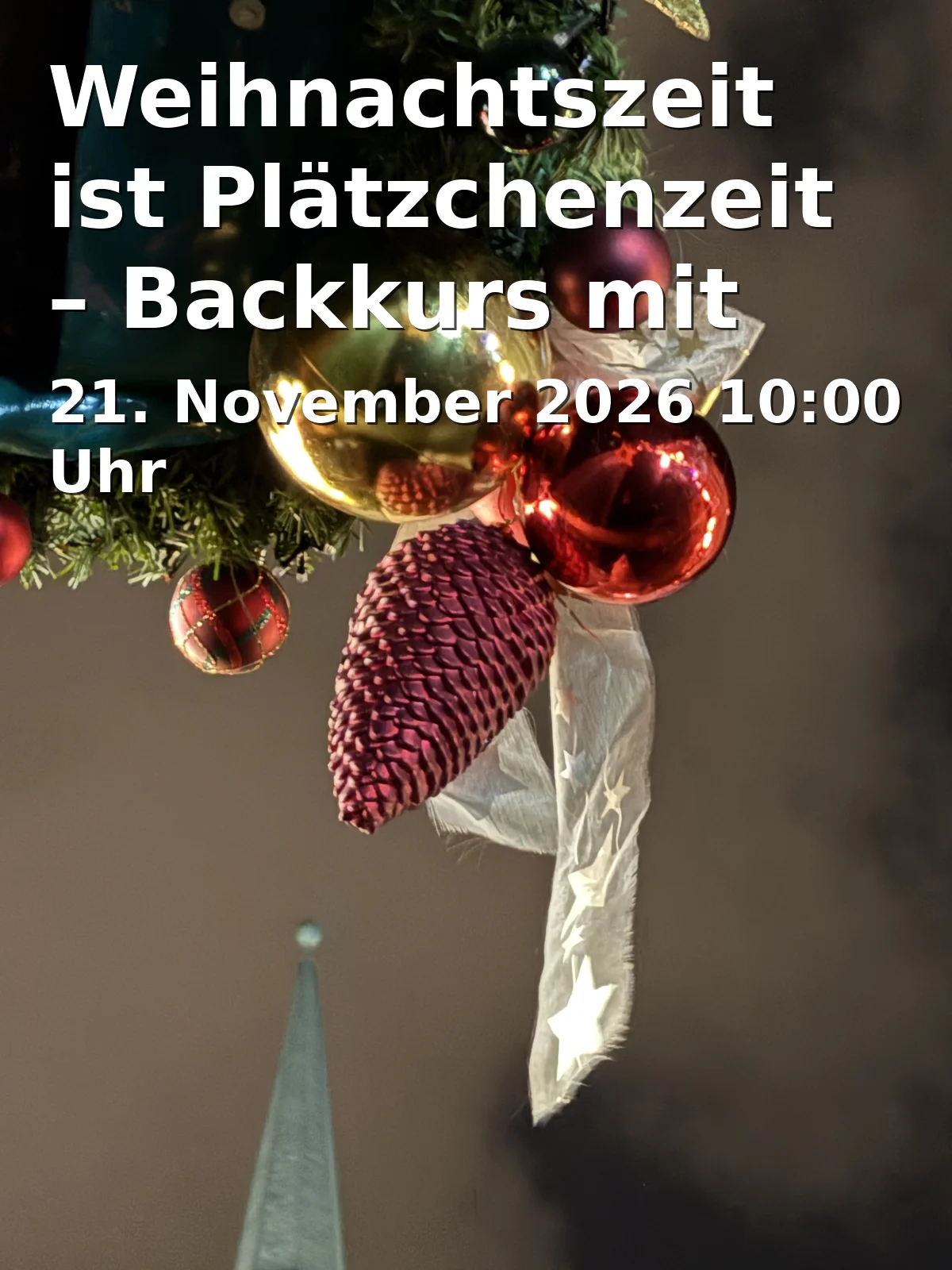 Event: Christmas Time is Cookie Time – Baking Course with Ingrid Götz