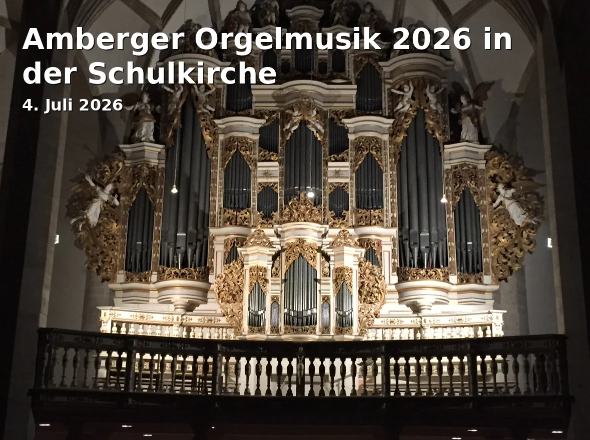 Amberg Organ Music 2026 in the School Church