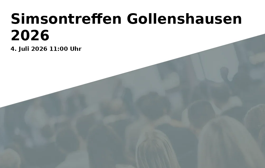 Simsontreffen Gollenshausen 2026