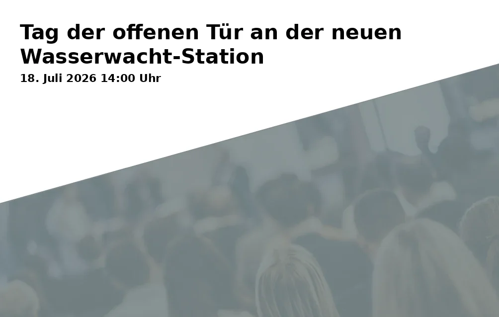 Event: Open House at the New Water Rescue Station in Uttinger Freizeitgelände on 18. July 2026