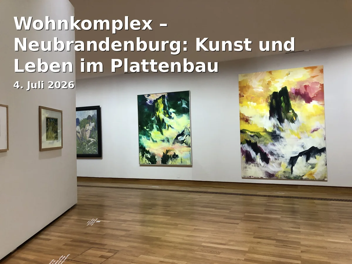 Wohnkomplex – Neubrandenburg: Kunst und Leben im Plattenbau