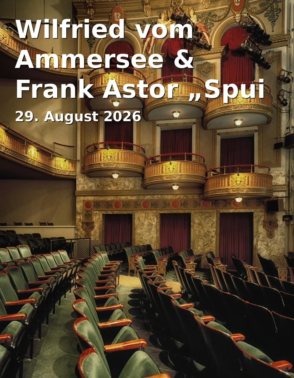 Event: Wilfried vom Ammersee & Frank Astor "What are we playing? – Simply happy" in Schatzberg Alm, Schatzberg 1, 86911 Dießen am Ammersee on 29. August 2026