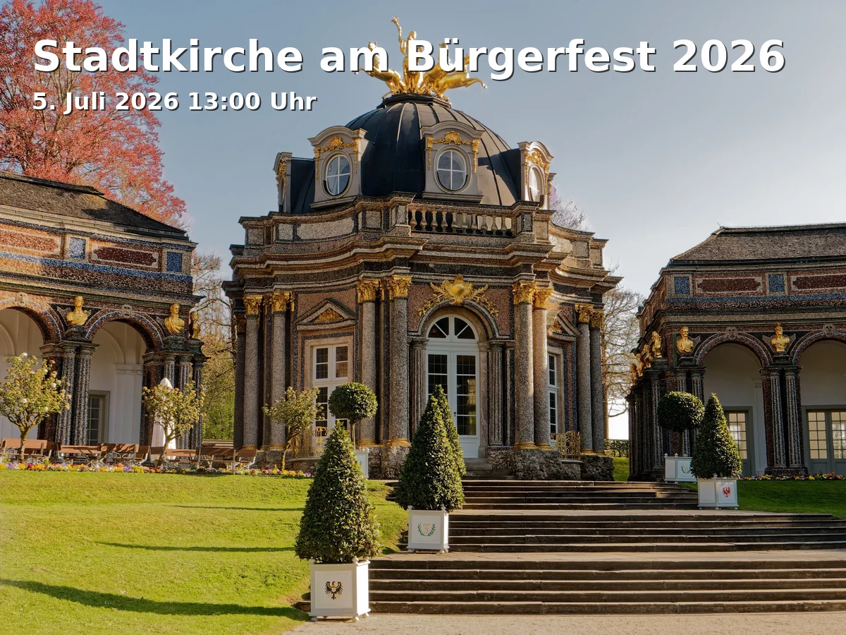 Stadtkirche am Bürgerfest 2026