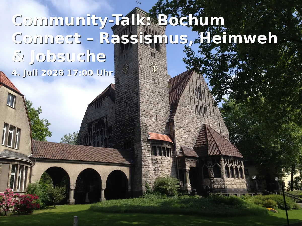 Community-Talk: Bochum Connect – Rassismus, Heimweh & Jobsuche