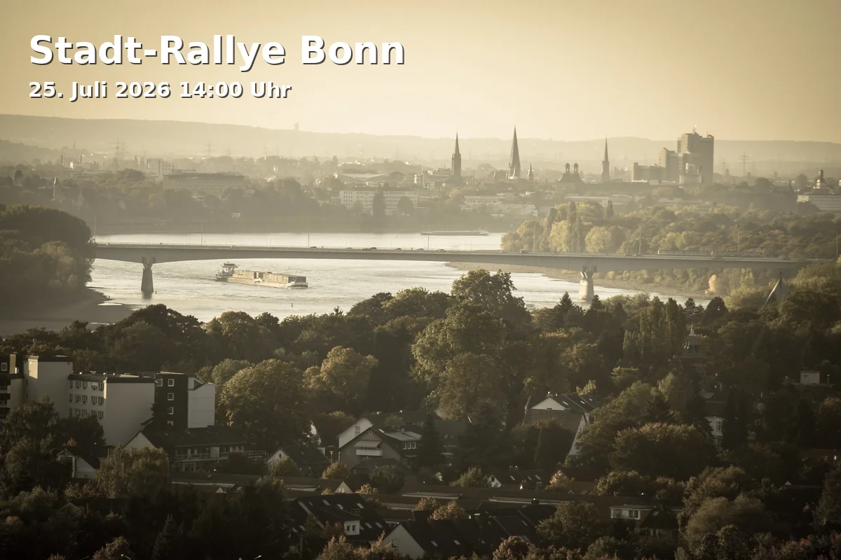 Event: Stadt-Rallye Bonn in Evangelische Friedenskirche Bonn on 25. Juli 2026