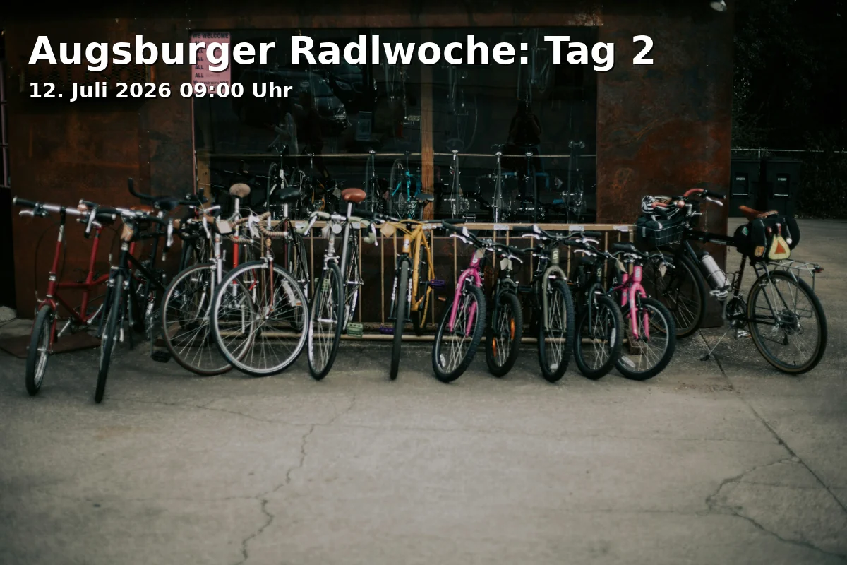 Augsburger Radlwoche: Tag 2
