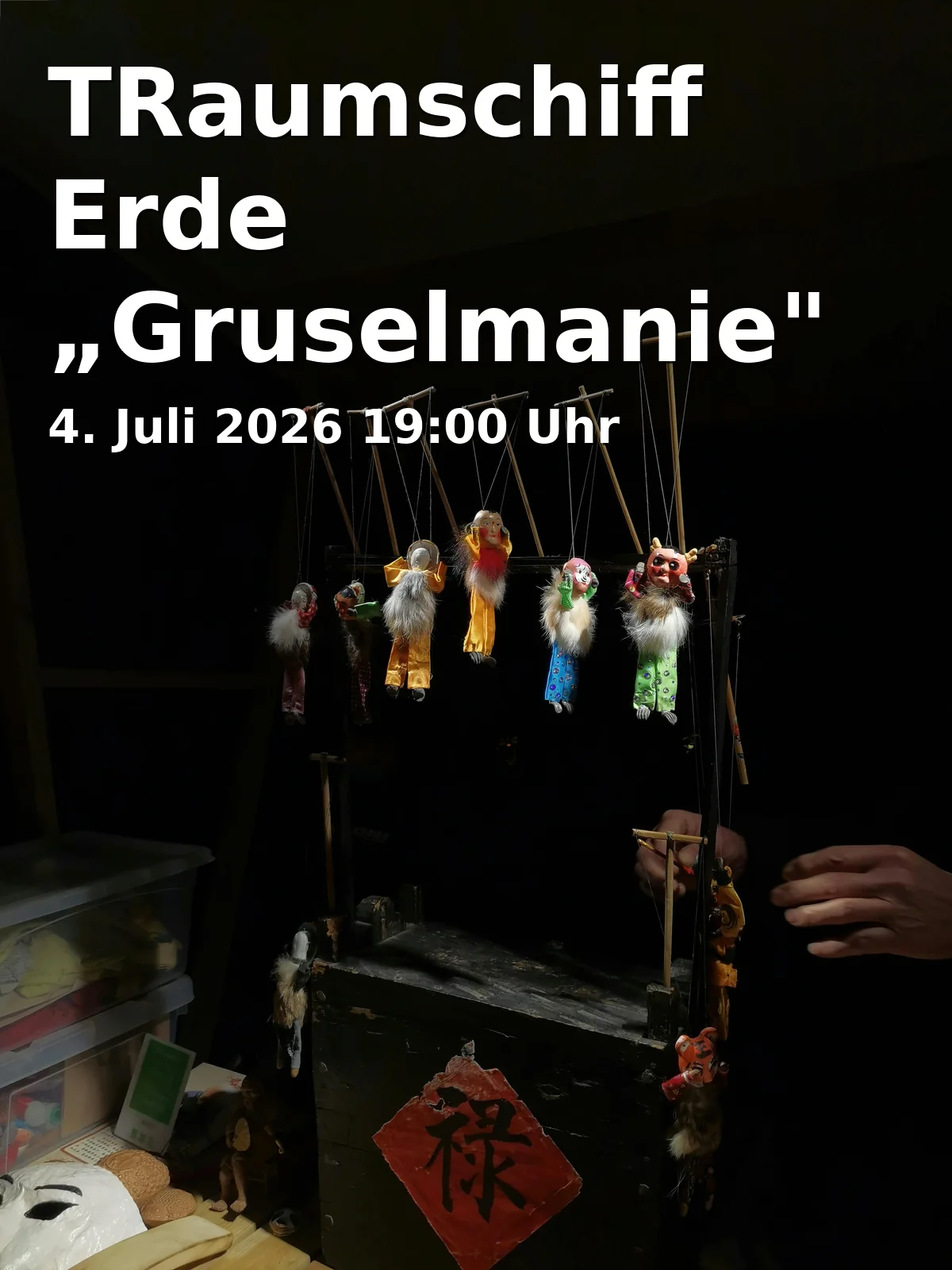 Event: TRaumschiff Erde „Gruselmanie" in das KULT, Hamburger Straße 273, C2, 38114, Braunschweig on 4. Juli 2026