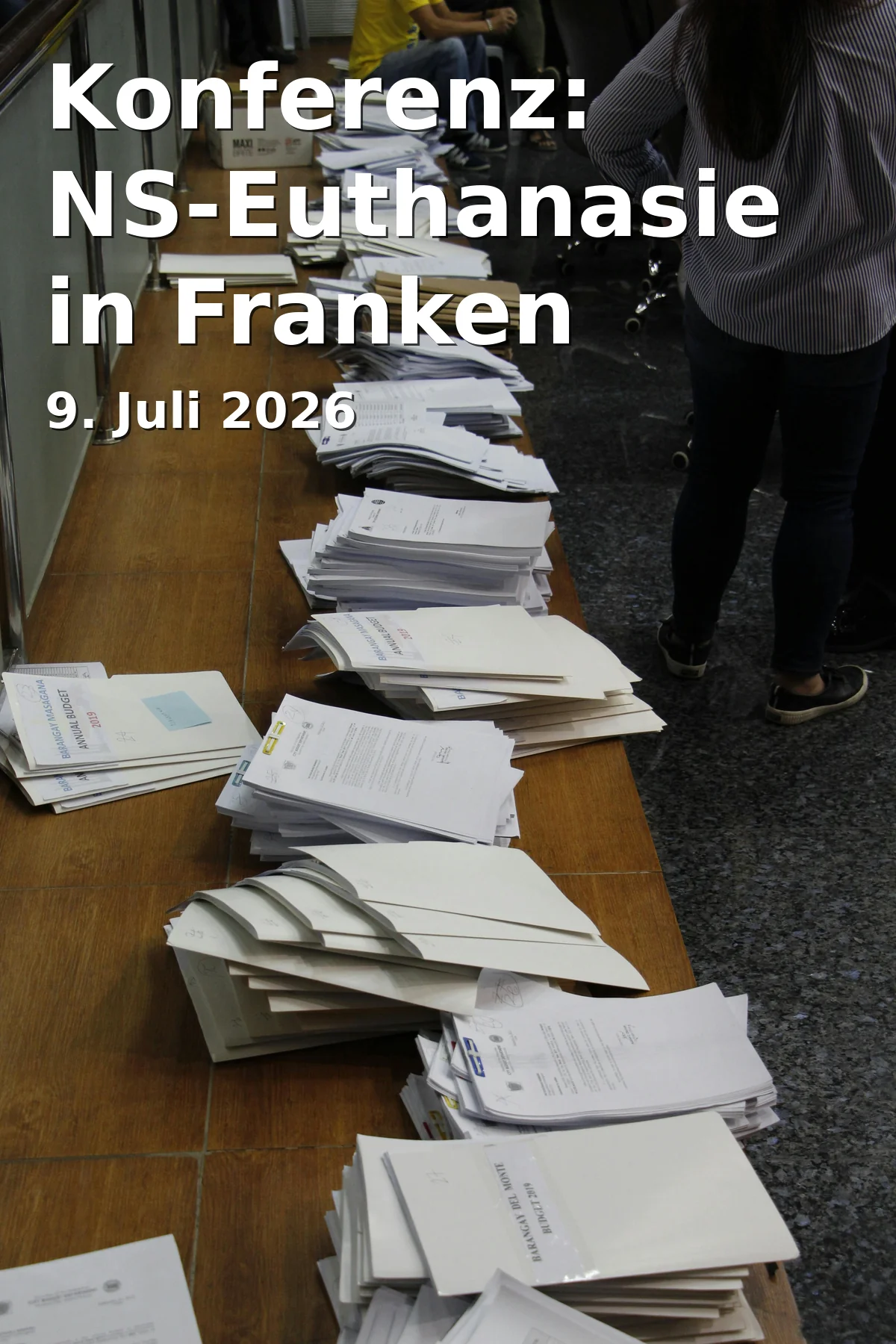 Event: Conference: NS Euthanasia in Franconia in Lesesaal der Erlanger Stadtarchiven, Luitpoldstr. 47, 91052 Erlangen on 9. July 2026
