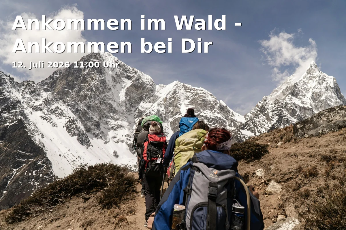 Event: Arriving in the Forest - Arriving at Yourself in Bielefeld-Dornberg on 12. July 2026