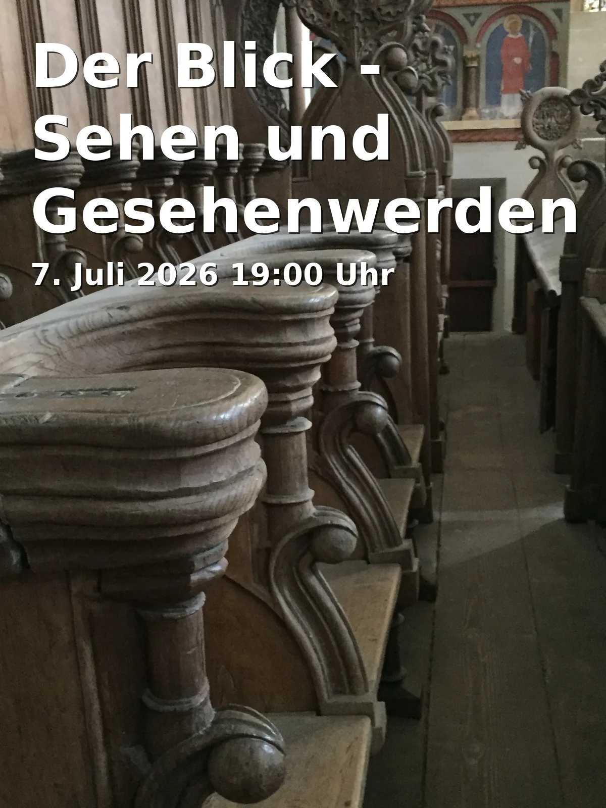 Event: The Gaze - Seeing and Being Seen as an Existential Force in Bücherei im Tourismusbüro, Alte Rathausstr. 11, Prien am Chiemsee on 7. July 2026