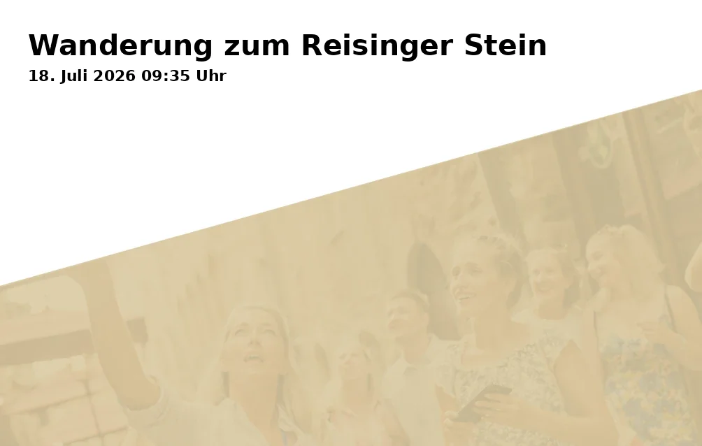 Event: Wanderung zum Reisinger Stein in Markt Mehlis, Markt Mehlis, 98544 Zella-Mehlis on 18. Juli 2026
