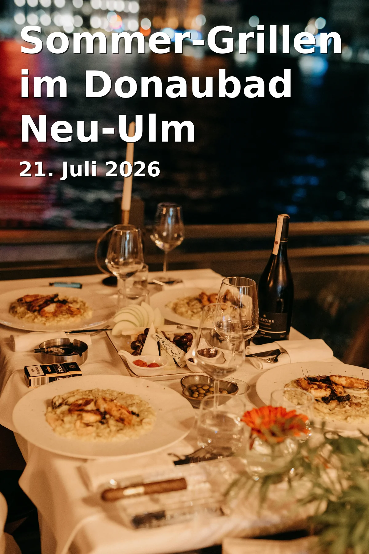 Event: Sommer-Grillen im Donaubad Neu-Ulm in Donaubad Neu-Ulm, Wiblingerstraße 55, 89231 Neu-Ulm on 21. Juli 2026