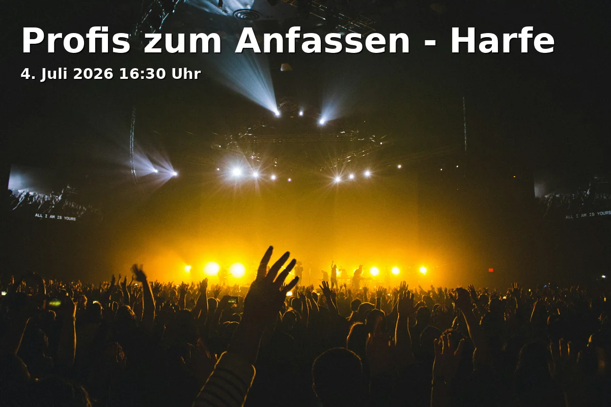 Event: Profis zum Anfassen - Harfe