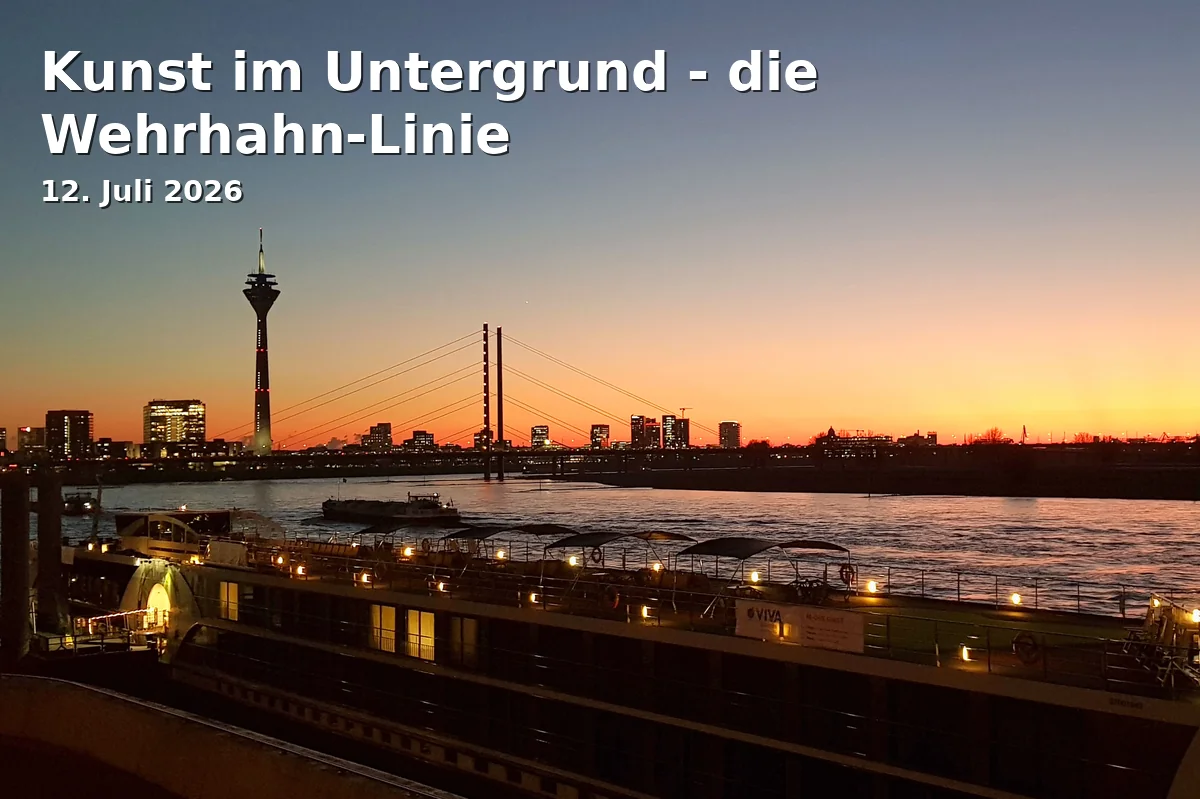 Event: Kunst im Untergrund - die Wehrhahn-Linie in Wehrhahn-Linie, Düsseldorf on 12. Juli 2026