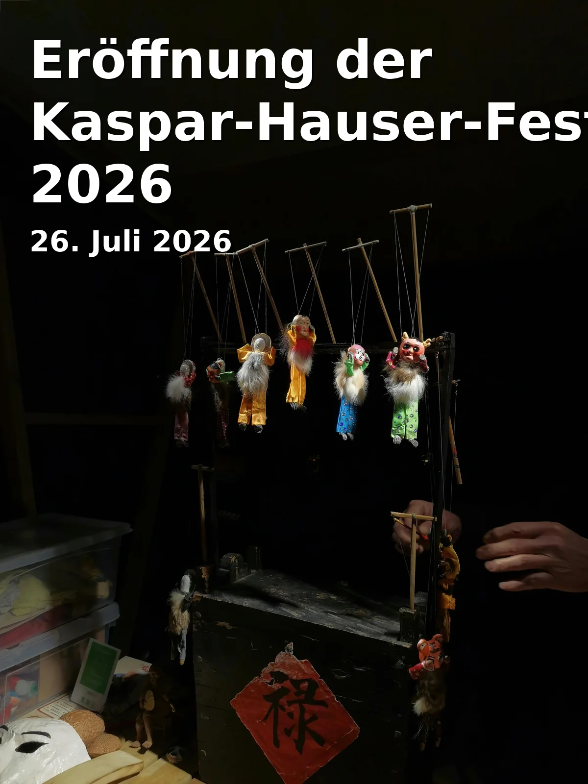 Event: Opening of the Kaspar Hauser Festival 2026 in Onoldiasaal, Am Onolzbach 1, 91522 Ansbach on 26. July 2026