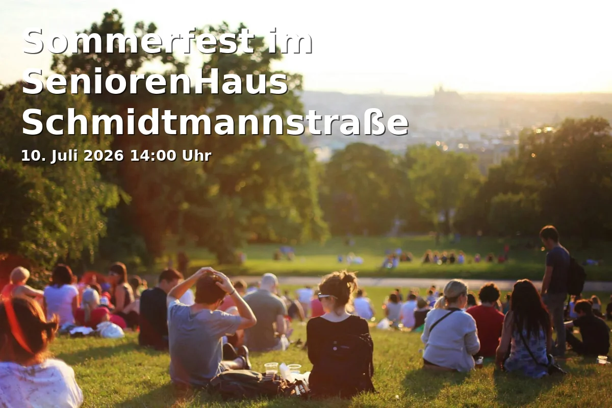 Summer Festival at Senior House Schmidtmannstraße