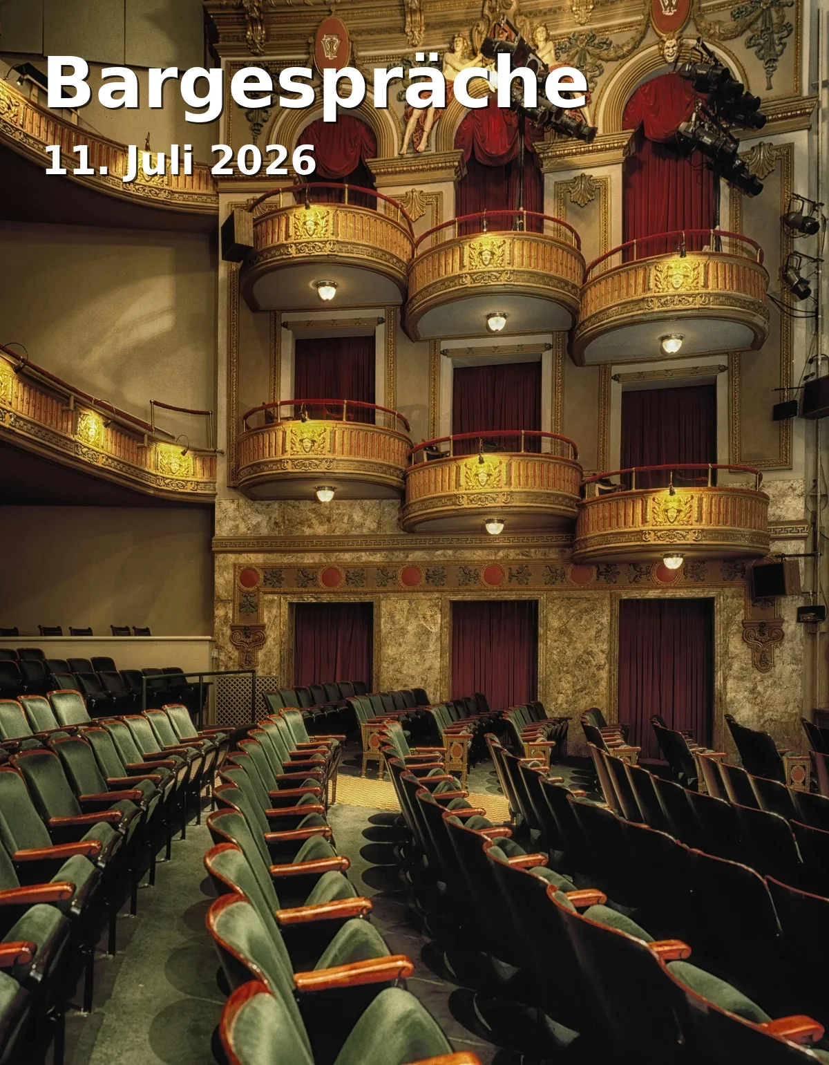 Event: Barge Talks in Musiktheater im Revier (MiR) - Großes Haus, Kennedyplatz, Gelsenkirchen on 11. July 2026