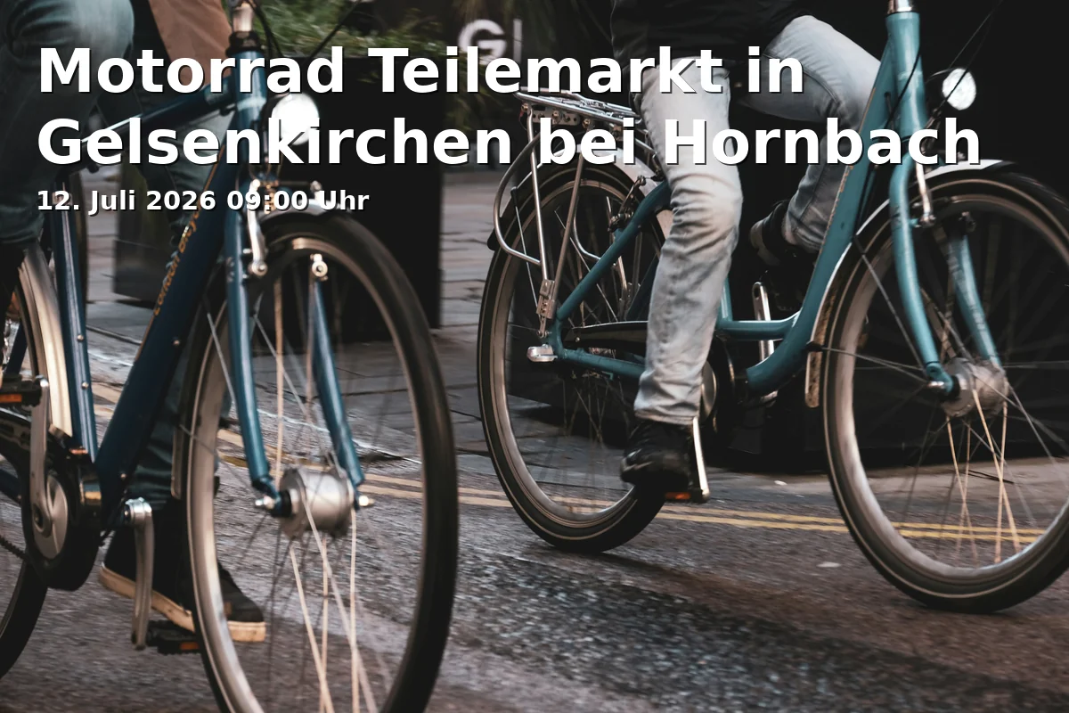Event: Motorcycle Parts Market in Gelsenkirchen at Hornbach in Gelände des Baumarktes Hornbach, Caubstraße 100, Gelsenkirchen on 12. July 2026