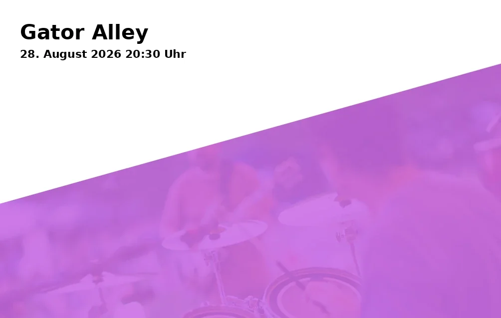 Event: Gator Alley in Bombig Bar & Garage, Gubener Straße 11, 86156 Augsburg on 28. August 2026