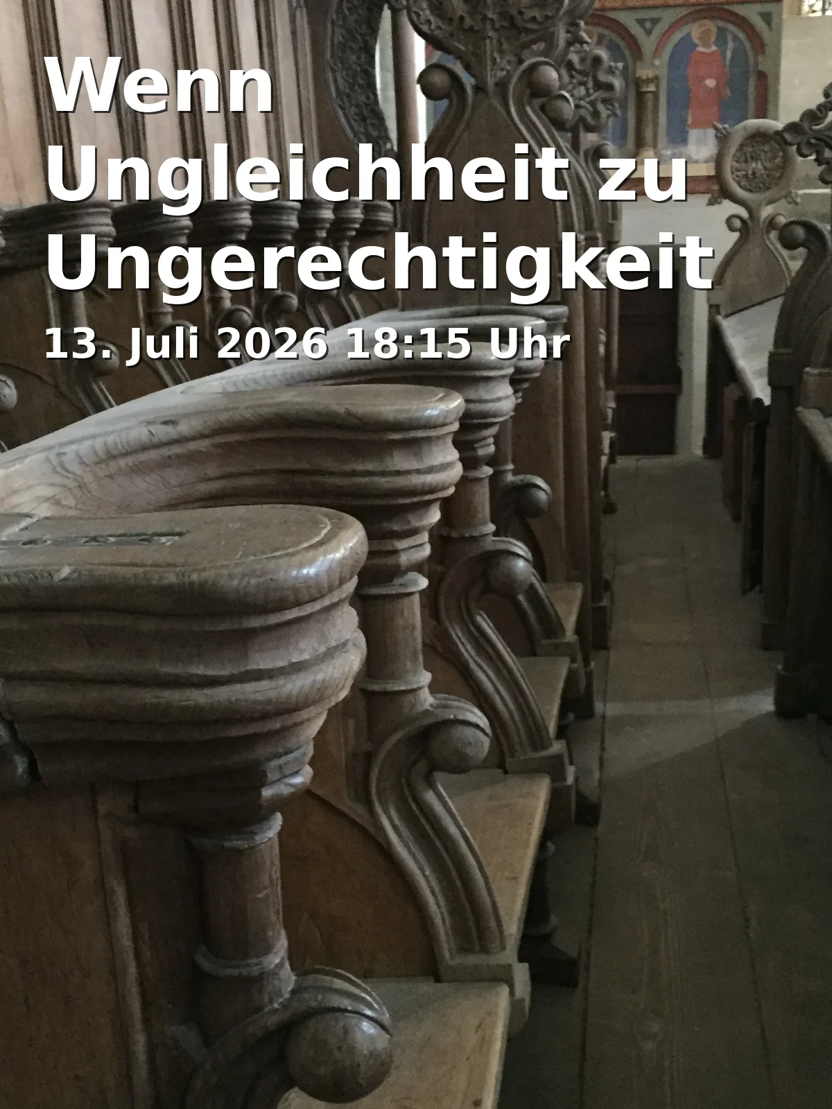 Event: Wenn Ungleichheit zu Ungerechtigkeit wird in Hörsaal Y-0-111, Hörsaalgebäude Y, Konsequenz 41b, 33615 Bielefeld on 13. Juli 2026