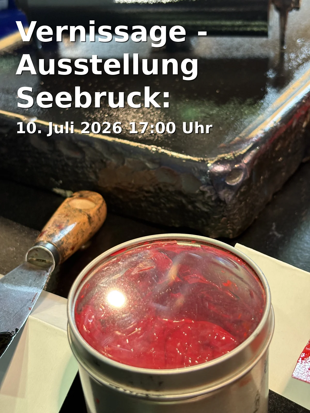 Event: Vernissage - Exhibition Seebruck: Imprints & Message of Words in Rathaus Seebruck, Römerstraße 10, Seebruck on 10. July 2026