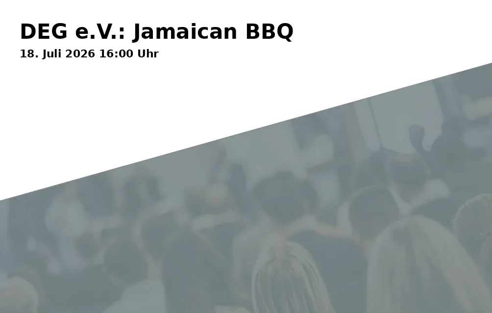 Event: DEG e.V.: Jamaican BBQ in Jugendherberge Bayreuth, Grillplatz, Universitätsstraße 28, 95447 Bayreuth on 18. Juli 2026
