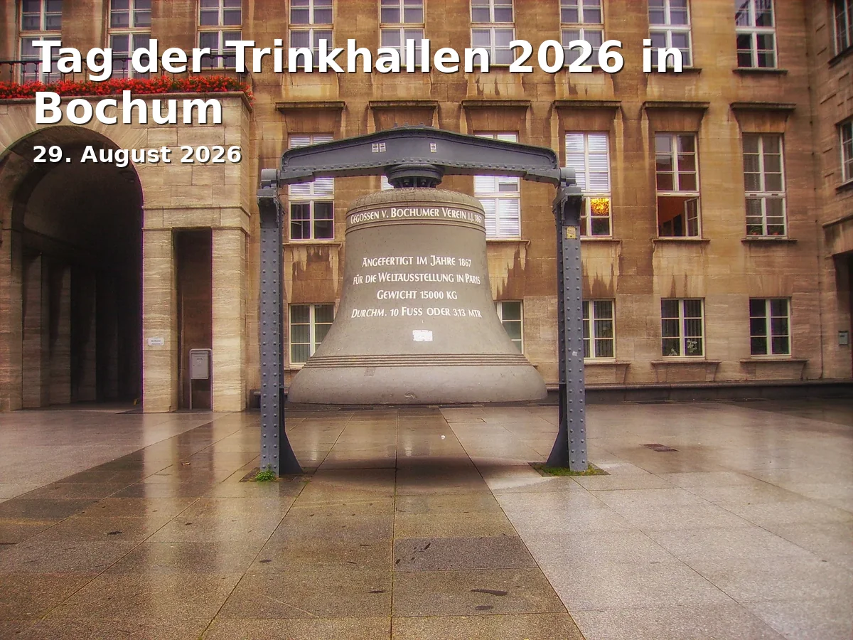 Event: Tag der Trinkhallen 2026 in Bochum in Verschiedene Trinkhallen in Bochum on 29. August 2026