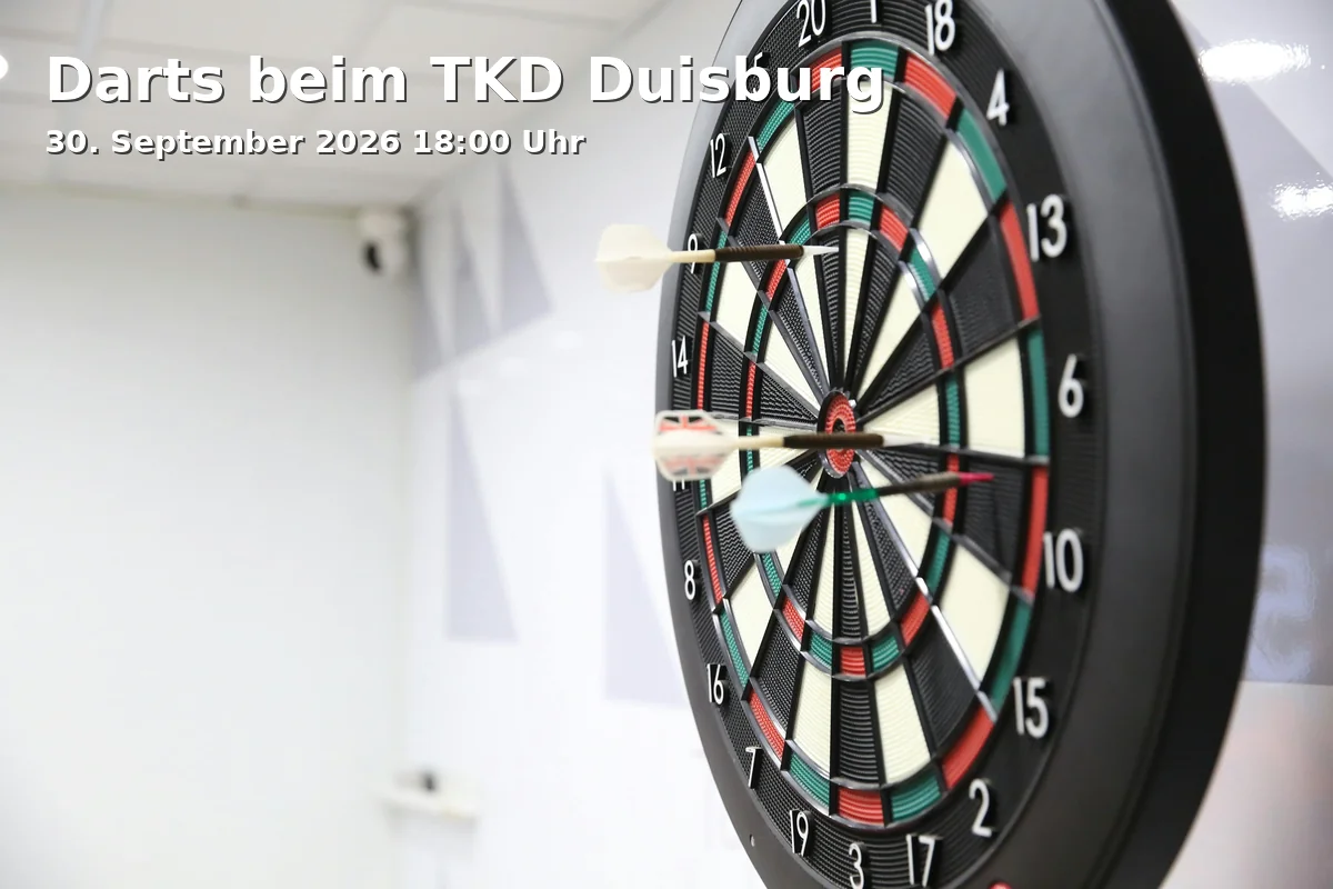 Event: Darts beim TKD Duisburg