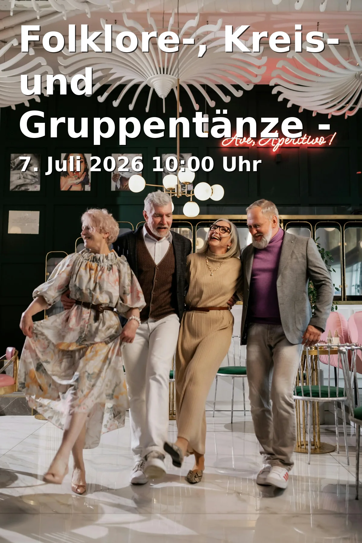 Event: Folklore-, Kreis- und Gruppentänze - am Dienstag in Stadtteilzentrum ISAR 12 - Mehrzweckraum EG, Isarstraße 12, 91052 Erlangen on 7. Juli 2026