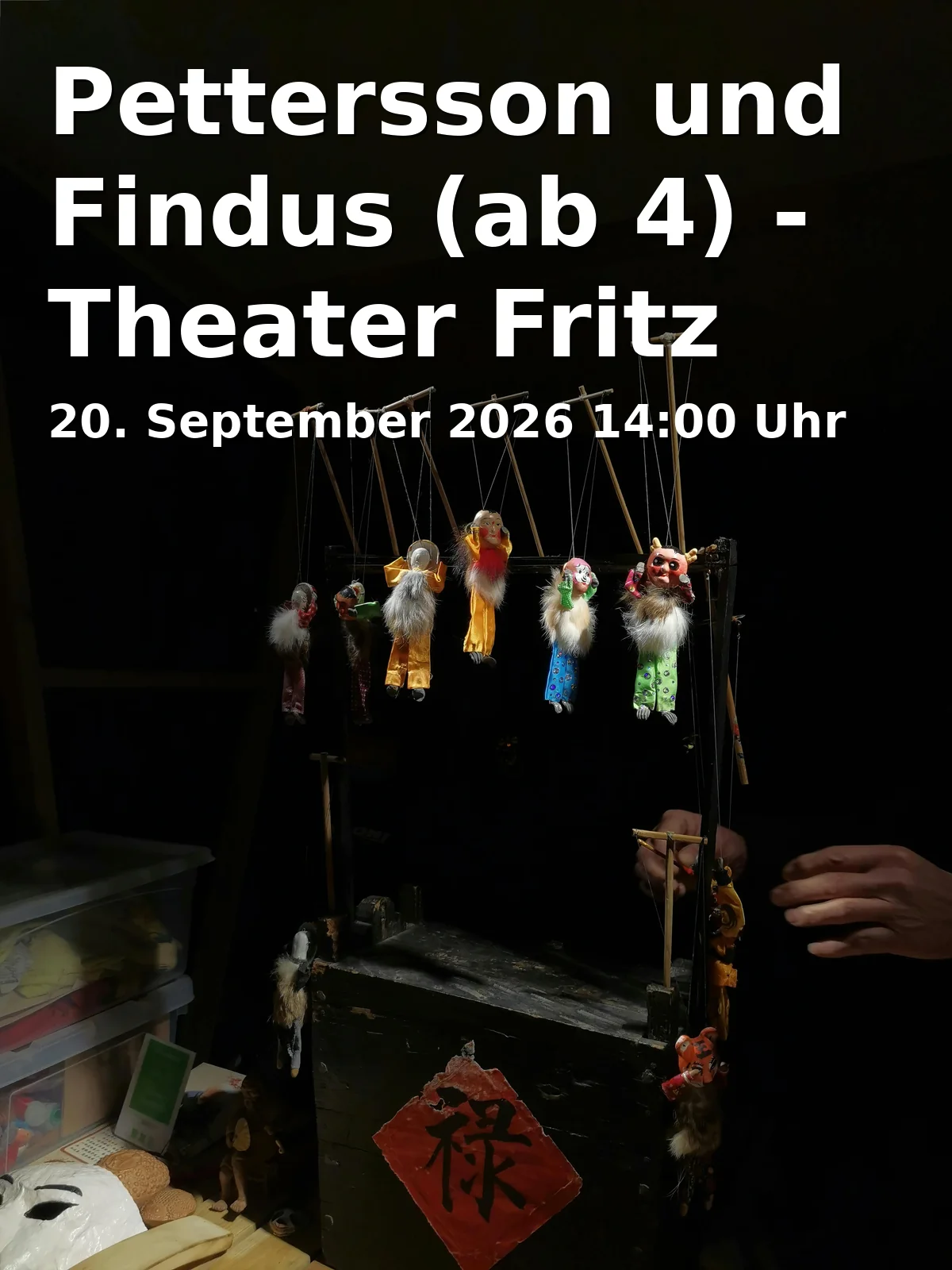 Event: Pettersson and Findus (from 4 years) - Theater Fritz und Freunde in Kulturhaus abraxas, Sommestraße 30, 86156 Augsburg on 20. September 2026