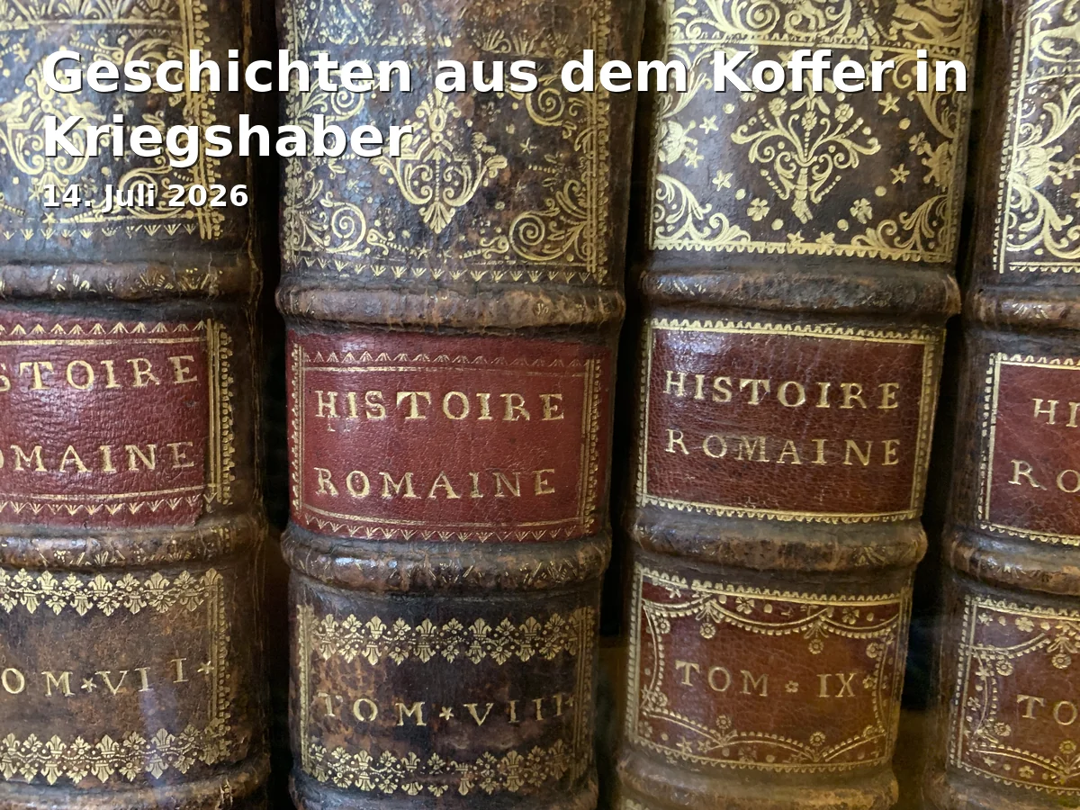 Event: Stories from the Suitcase in Kriegshaber in Stadtteilbücherei Kriegshaber, Ulmer Str. 72, 86157 Augsburg on 14. July 2026
