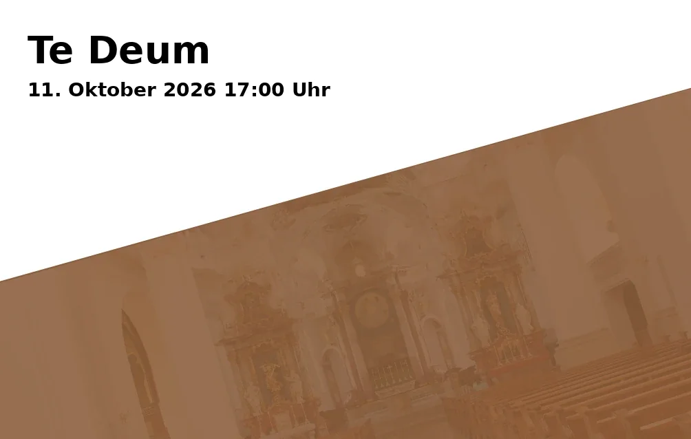 Event: Te Deum in St. Michaeliskirche, Maxplatz 6, 95028 Hof on 11. Oktober 2026