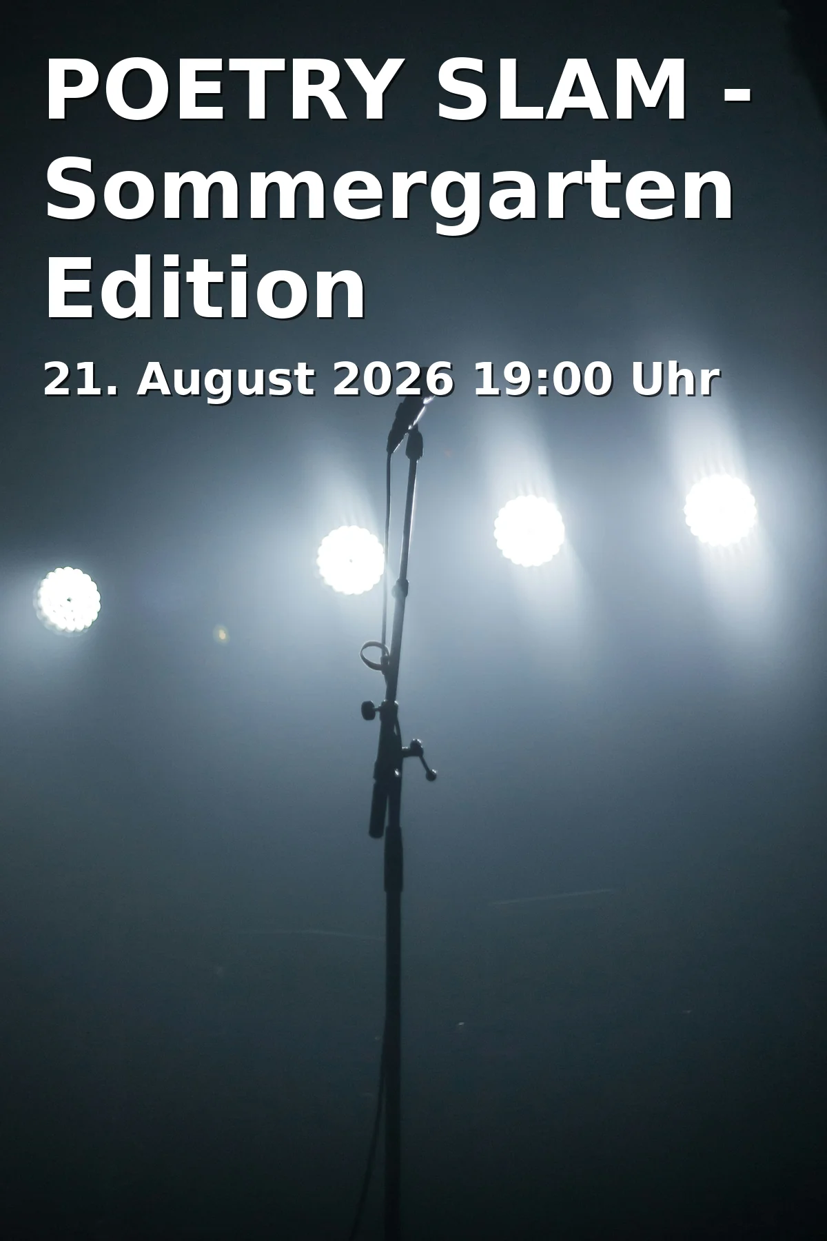 Event: POETRY SLAM - Sommergarten Edition in Heinrichstraße 47, 07545 Gera on 21. August 2026