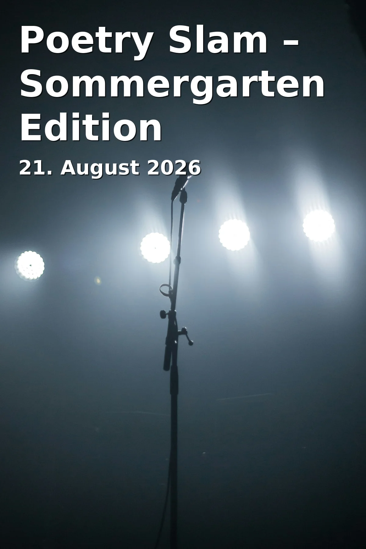 Poetry Slam – Sommergarten Edition