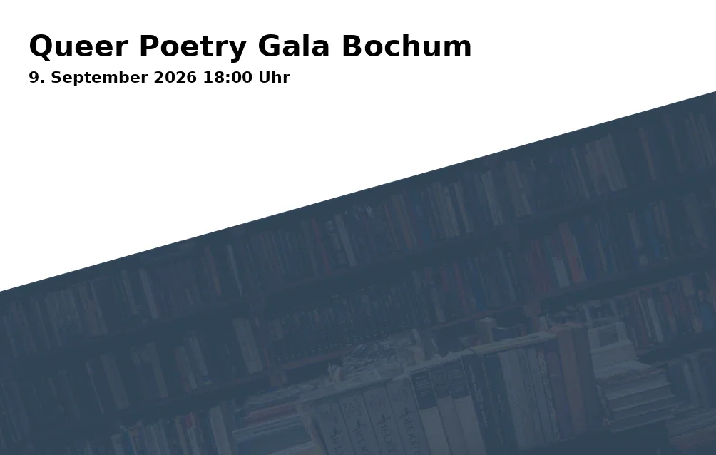 Event: Queer Poetry Gala Bochum