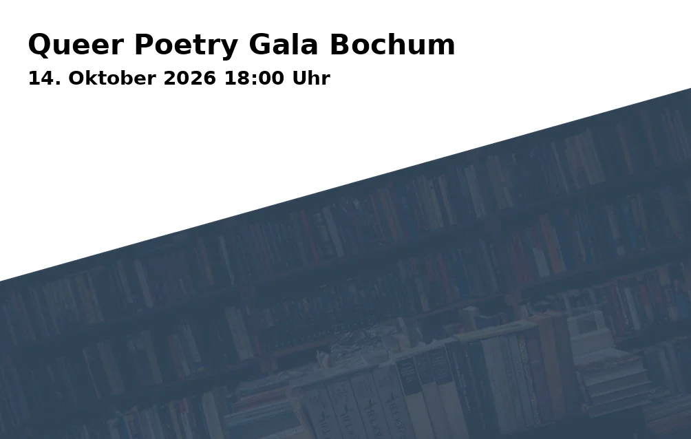 Event: Queer Poetry Gala Bochum