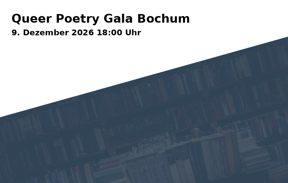 Event: Queer Poetry Gala Bochum