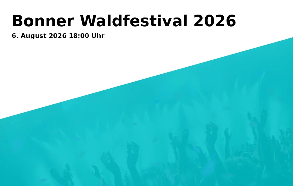 Event: Bonner Waldfestival 2026 in Jugendzeltplatz Bonn, Venner Straße 54, 53177 Bonn on 6. August 2026