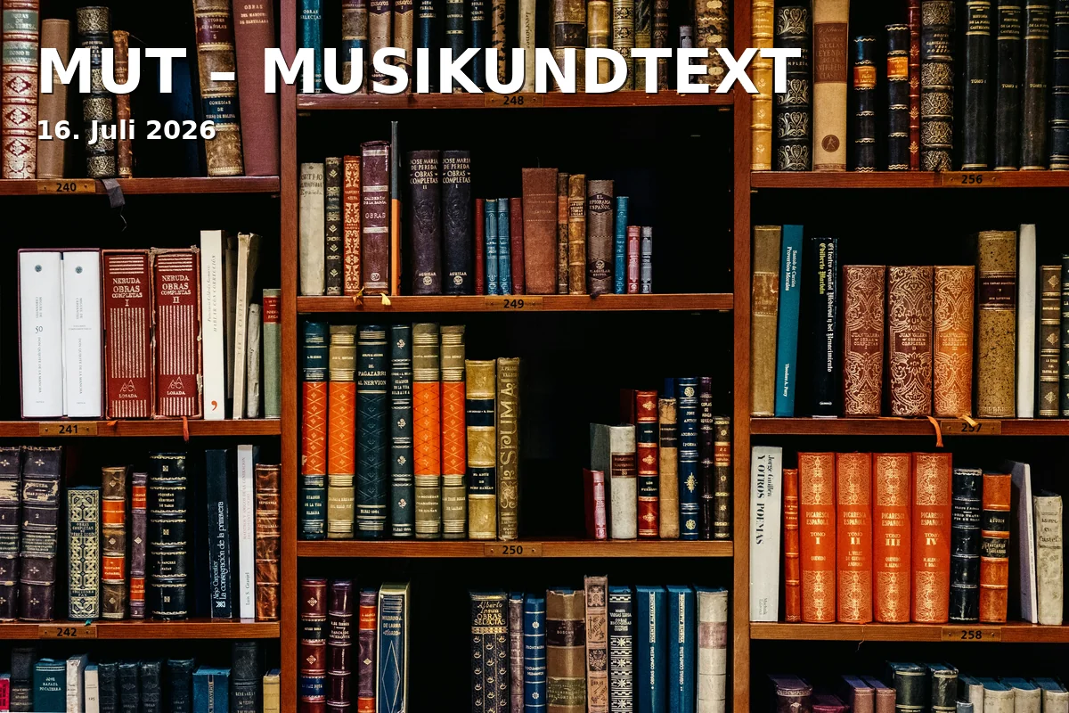 Event: MUT – MUSIKUNDTEXT in Regionalbibliothek Weiden, Wörthstraße 6, 92637 Weiden on 16. Juli 2026