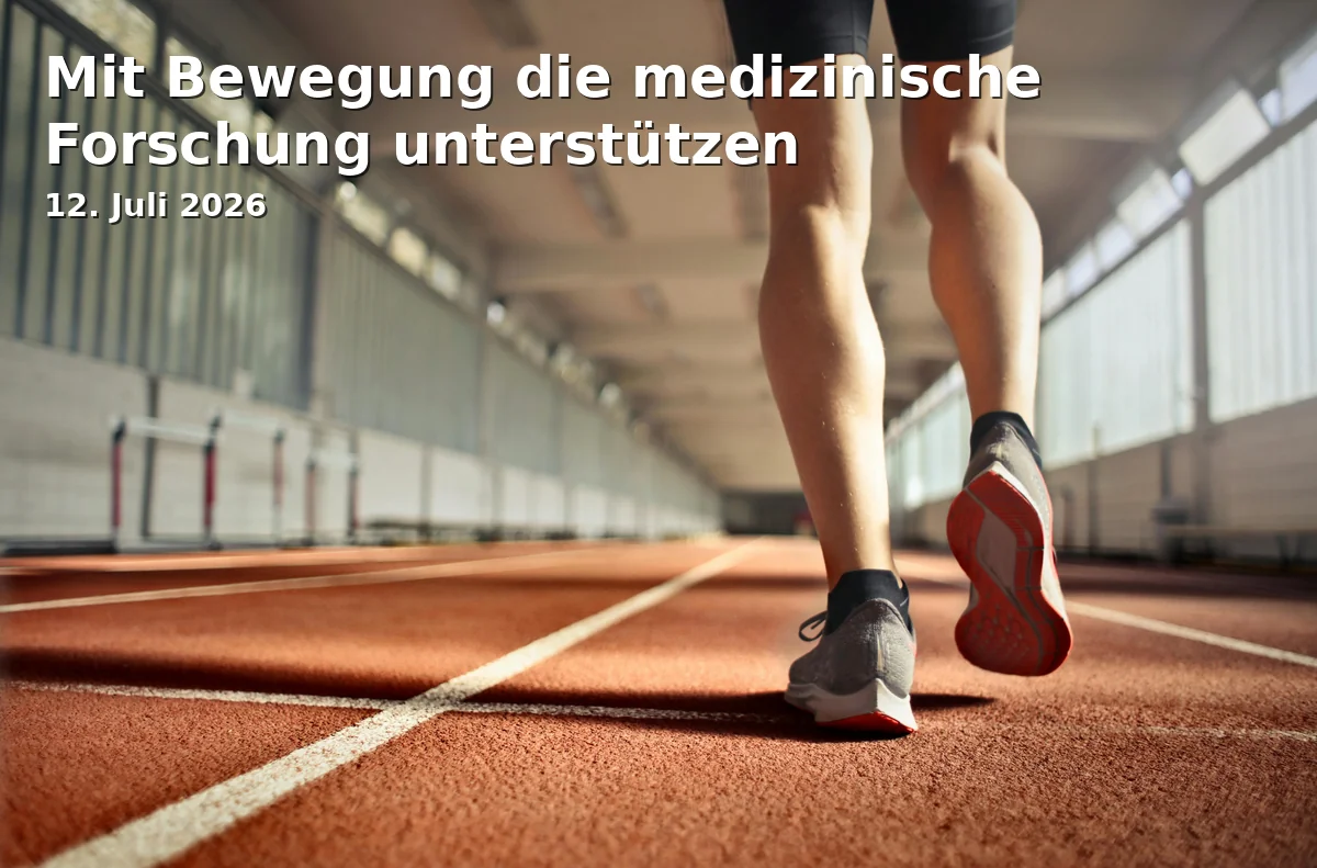 Event: Support Medical Research through Movement in Bezirkssportanlage am Weinweg, Weinweg 2, 93049 Regensburg on 12. July 2026