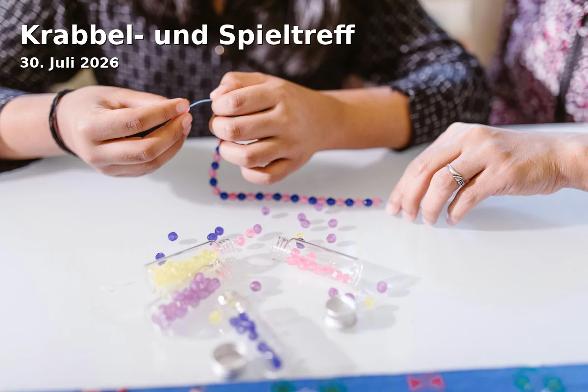Event: Crawling and Play Meeting in Quartiersbüro Spiegelfabrik, Spiegelfabrik 1, 90762 Fürth on 30. July 2026