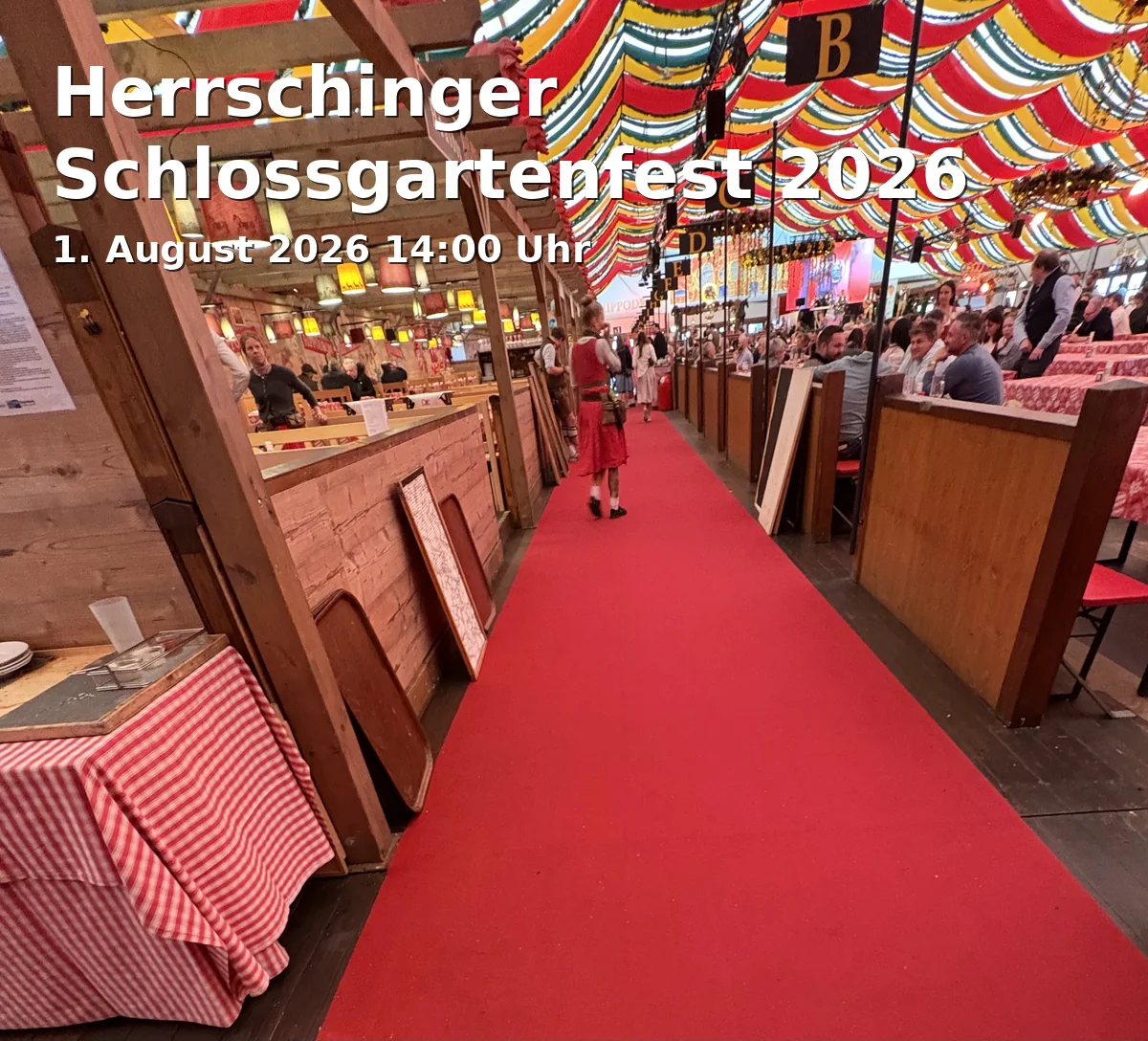 Event: Herrschinger Schlossgartenfest 2026 in Kurpark Herrsching am Ammersee, Seepromenade, 82211 Herrsching am Ammersee on 1. August 2026