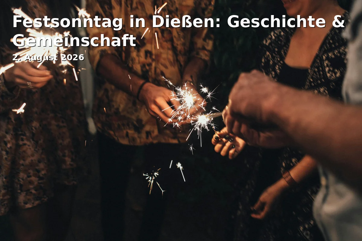 Event: Festsonntag in Dießen: Geschichte & Gemeinschaft in Festwiese Dießen, Hauptstraße 5, 86911 Ammersee on 2. August 2026