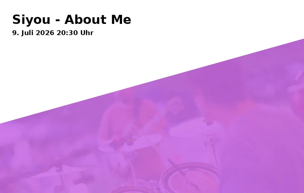 Event: Siyou - About Me in Galerie der SÜDWEST PRESSE, Olgaststraße 129, 89073 Ulm on 9. July 2026