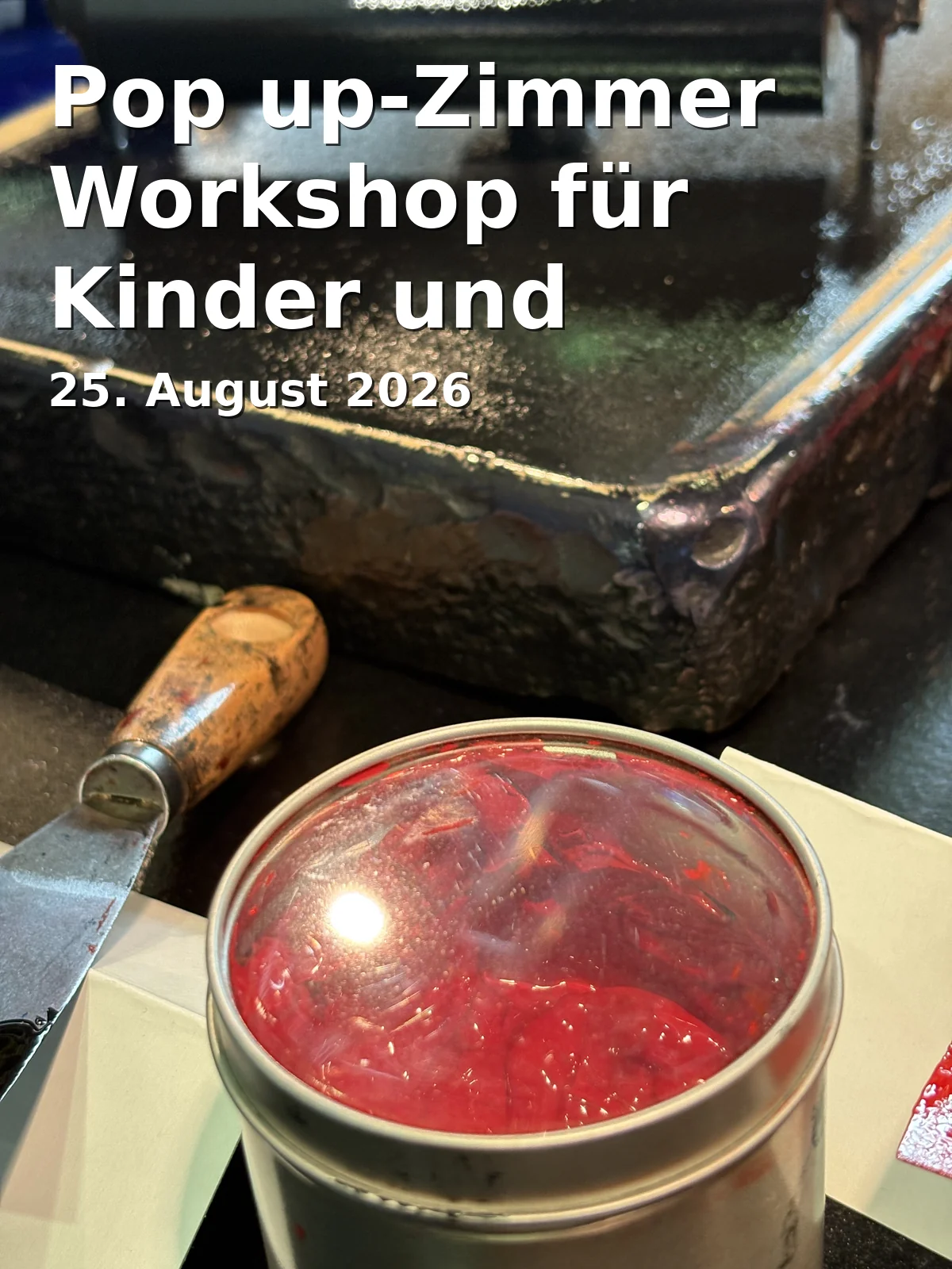 Event: Pop up-Zimmer Workshop für Kinder und Jugendliche in kunst galerie fürth, Königsplatz 1, 90762 Fürth on 25. August 2026